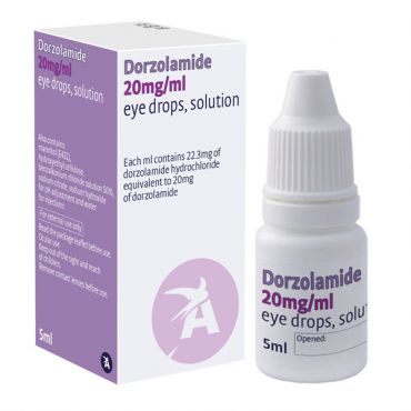 Dorzolamide 20mg/ml eye drops 5 ml