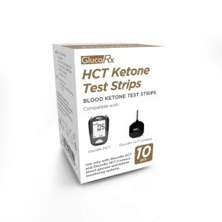 GlucoRx HCT Ketone Strips (10)
