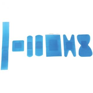 Plasters Detectable Blue Assorted (100)