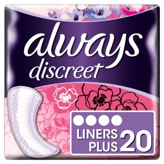 Always Discreet Liners Plus - Pack of 20
