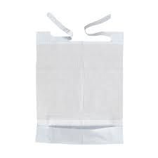 Adult Disposable Bib with Pocket  (pk 100)