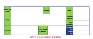 TTO Labels (1 x Sheet)