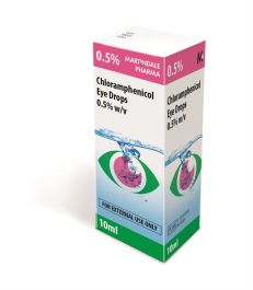 Chloramphenicol 0.5% eye drops (10 ml)
